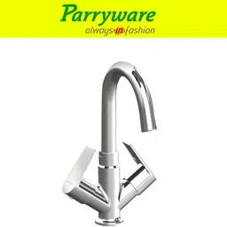 parryware Praseo Center Hole Basin Mixer Tap for hot and cold water set of 4 pic 376 Dual Handle Deck Mounted Faucet for Wash Basin Basin Mixer Faucet image 5