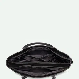 ZOUK Structured Vegan Leather Shoulder Bag-Up to 12 inch image 4