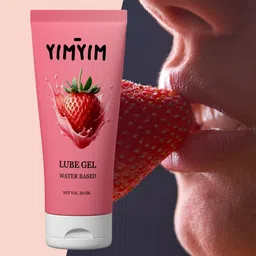 yim yim Strawberry Lubricant Gel – Smooth, Gentle, Safe & Easy to Wash Off Lubricant-picture-11