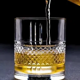 crystalglasses Glass Suitable For Drinking Water/Juice/Wine/Sharbat/Mocktail/Whisky(Pack of 1) Glass Water/Juice Glass image 4