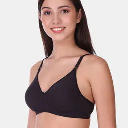 POOJA RAGENEE Full Coverage Non Padded Cotton T-shirt Bra image 3