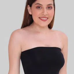 PLUMBURY Pack Of 2 Full Coverage Bandeau Bra All Day Comfort image 3