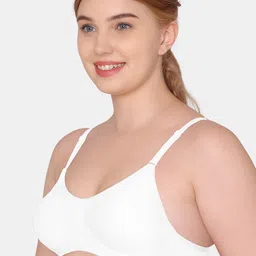 KOMLI Pack Of 2 Full Coverage Non Padded Cotton T-shirt Bras With All Day Comfort image 5