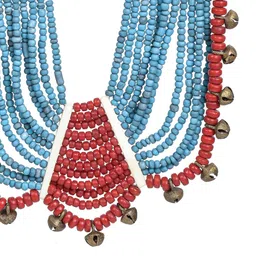 Bamboo Tree Jewels Vintage Naga Beaded Tribal Necklace image 3