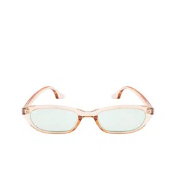 Ted Smith Women Green Lens & Brown Cateye Sunglasses with UV Protected Lens TSF-DEWEY_C4 image 3