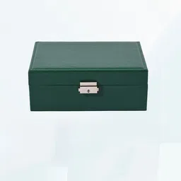 Kuber Industries Green Set of 1 Reusable Jewellery Organiser Organisers image 3