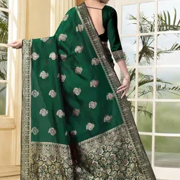 VEDANT VASTRAM Woven Design Zari Silk Banarasi Saree image 3