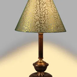 foziq Copper-Toned Printed Table Lamps image 4