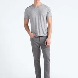 Flying Machine Men Olive Green Slim Tapered Fit Light Fade Stretchable Jeans image 5