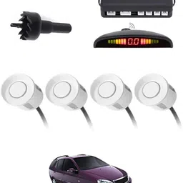 zplus 4White Parking Sensor With LED Display Increased Safety For Car-150 Safety of Passengers/Car One Alarm Kit-1726 Parking Sensor-picture-25