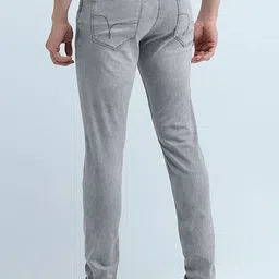 Flying Machine Men Jackson Skinny Fit Low-Rise Heavy Fade Stretchable Jeans image 5