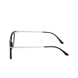 OPTIFY Unisex Clear Lens & Silver-Toned Square Sunglasses with UV Protected Lens image 2