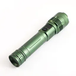 mz M236 (ZOOMABLE LED RECHARGEABLE METAL TORCH) 150W with Battery 3000mAh Torch-picture-17