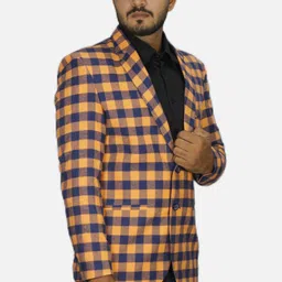 gargian master cut Men Self Design Single Breasted Formal, Party Blazer image 2