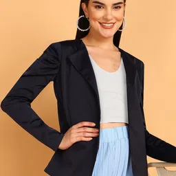 Fashfun Puff Sleeves Single Breasted Blazer image 4