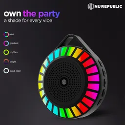 Nu Republic Sonicpop 50 with Upto 14 Hrs Playtime, RGB Led Lights 5 W Bluetooth Speaker image 5