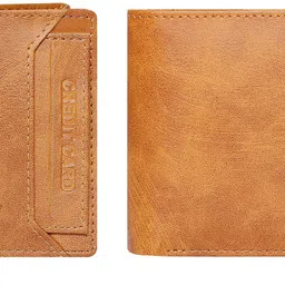 kavrixa Men Casual, Evening/Party, Formal Orange Artificial Leather Wallet image 2