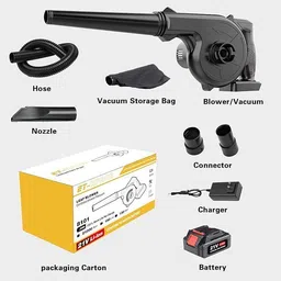 dhulki Powerful, Lightweight & Rechargeable Leaf Blower image 5