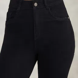 DOLCE CRUDO Women Skinny Fit High-Rise Highly Distressed Stretchable Jeans image 3