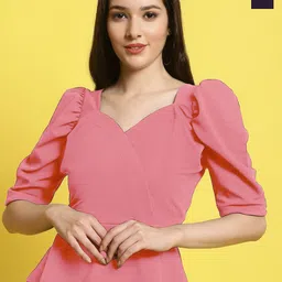 Metronaut Women Pack Of 2 Sweetheart Neck Crop Top-image-64