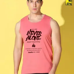 WOOSTRO Men Pack of 2 Typography Printed Round Neck Slim Fit Printed T-shirts-image-71