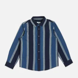Pepe Jeans Boys Opaque Striped Casual Shirt-picture-26