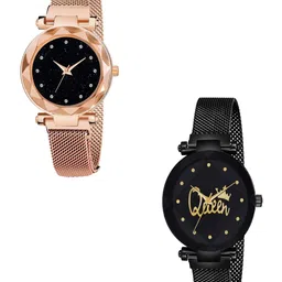 Miss Perfect Women Set Of 2 Bracelet Style Straps Analogue Watch PayM197-picture-24