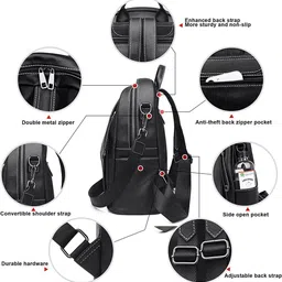 PROARCH Women Contrast Detail Backpack image 3