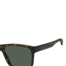 Polaroid Men Rectangle Polarised Sunglasses 206733HGC57UC-Green image 4