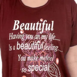 DDASPRATION Women Pack of 2 Floral Print Cotton T-shirts image 4