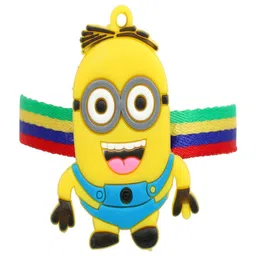 UNIVERSITY TRENDZ Minions Rubber Thread Rakhi With Roli & Rice image 3