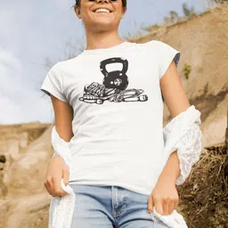 Wod Armour Women Typography Printed Drop-Shoulder Sleeves T-shirt-picture-15