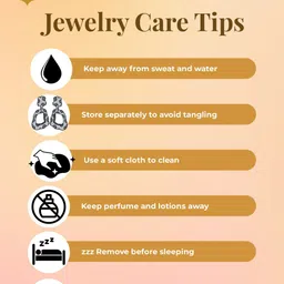 Fida Gold-Plated Kundan Studded & Pearls Beaded Teardrop Shaped Drop Earrings image 5