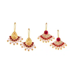 VIVASTRI Women Gold-Plated Alloy Earrings-picture-24