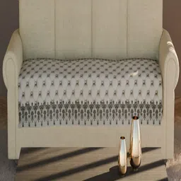 Fashion Throw Cream-Coloured Printed Velvet 1 Piece Sofa Cover-picture-38