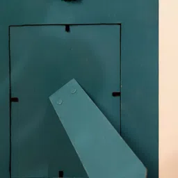 THREADVIBE LIVING Green & White Textured Wooden Table Photo Frame image 2