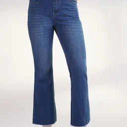SHOWOFF Women Cotton Comfort Bootcut Light Fade Stretchable Jeans-image-74