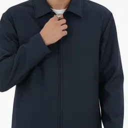 glitchez Oxford Weave Lightweight Tailored Jacket image 4