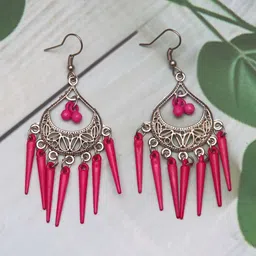 Creative Frogs Geometric Drop Earrings image 3