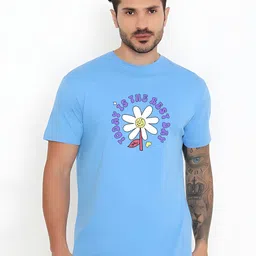 KaamBhari Graphic Printed Round Neck Regular Fit Cotton T-shirt-picture-20