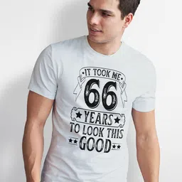 Seekbuylove Men Typography Printed Bio Finish T-shirt image 5