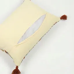 Art Avenue Green & Brown Geometric Rectangle Cushion Covers image 3