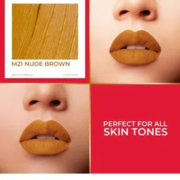 Beaut By Sterling Super Lustrous Intense Matte Liquid Lip Color - 10 ml - Nude Brown image 3