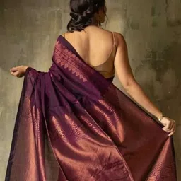 Vmdesigns Woven Design Silk Blend Saree image 4