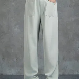 StyleCast x Revolte Men Easy Wash Mid-Rise Parallel Trousers image 2