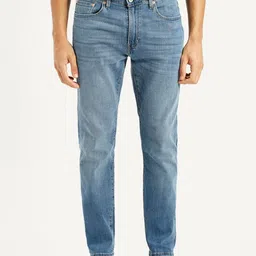 Levis Men Classic Tapered Fit Mid-Rise Light Fade Stretchable Jeans image 5