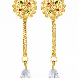 VIVASTRI Women Gold-Plated Alloy Earrings-picture-24