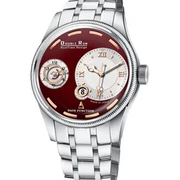 DOUBLERUN Men Dial & Stainless Steel Bracelet Style Straps Analogue Multi Function Watch H05NNN16004-picture-39