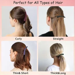 Glitzzy Women Set of 3 Banana Clip image 4