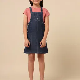 U.S. Polo Assn. Kids Pinafore Mini Dress-picture-38